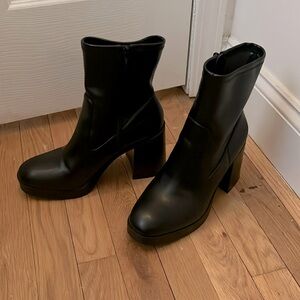 Mix no. 6 platform heel boots